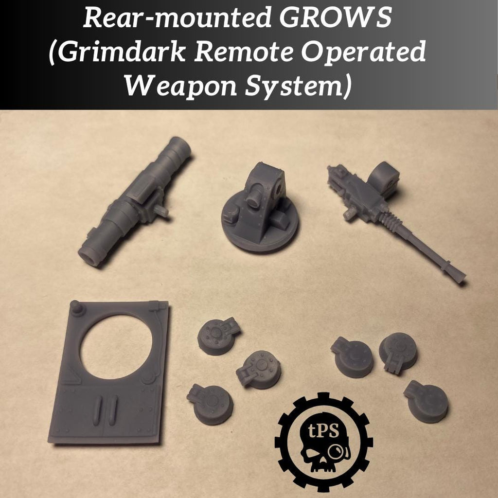 Grimdark Remote Operated Weapon System (GROWS) for scifi vehicles