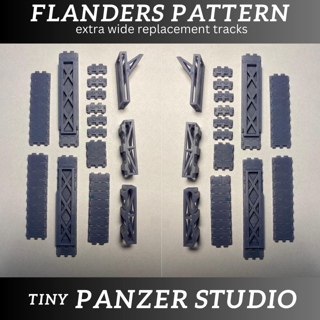 Flanders Pattern Tracks for Human Tanks