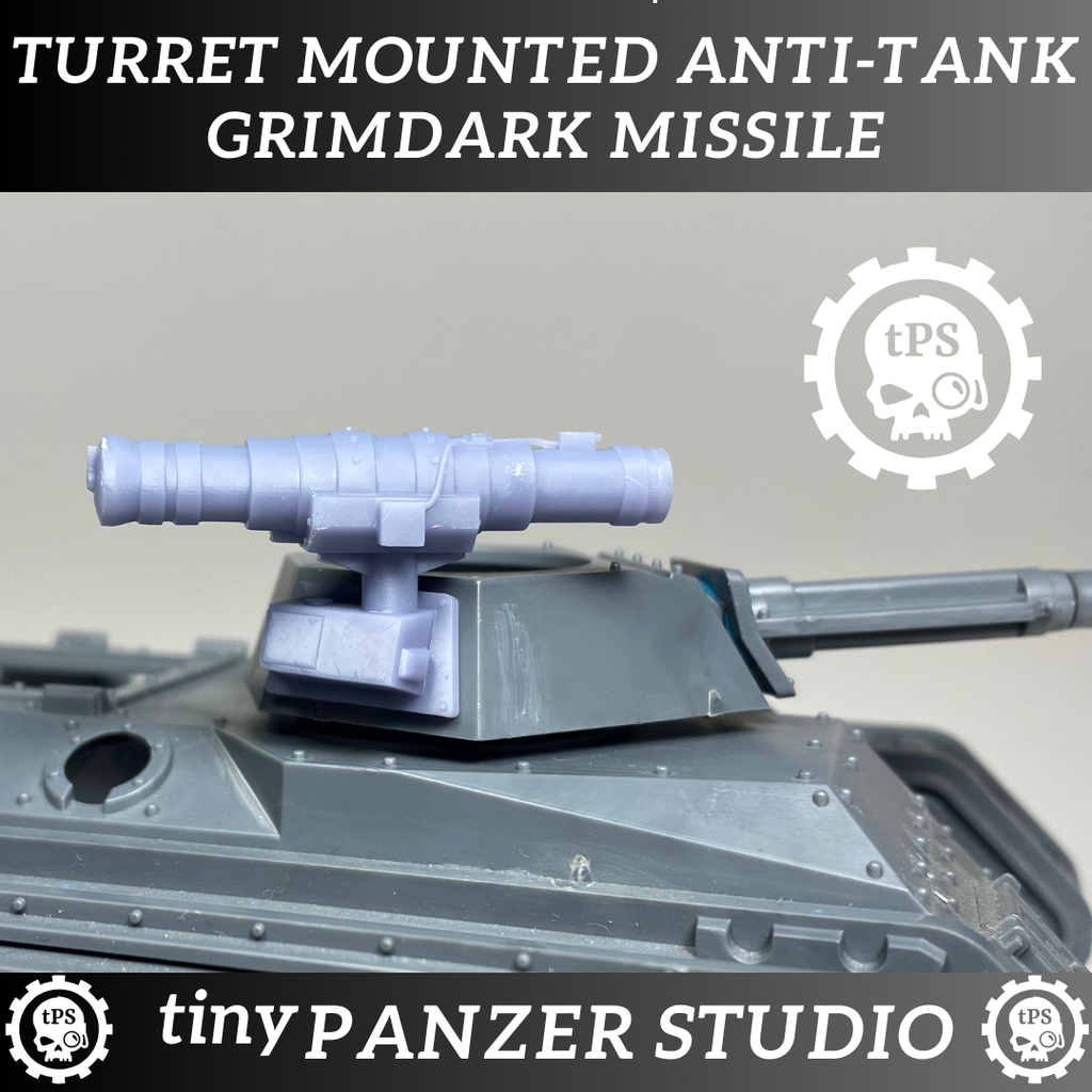 Anti-tank Grimdark Missle (ATGM) for Transport Turrets
