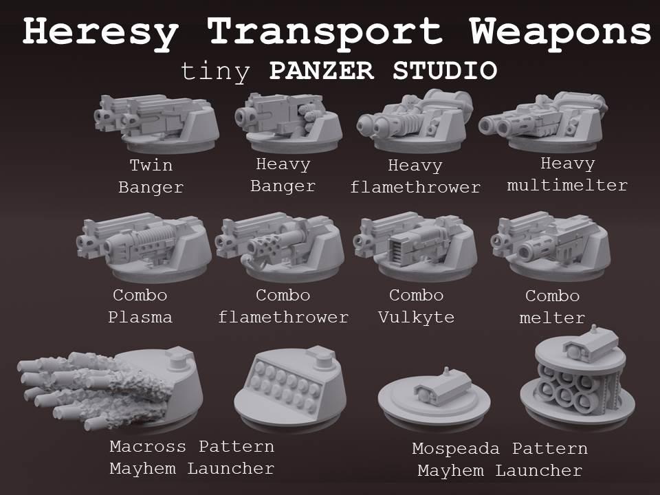 Turrets for Space Transport tanks