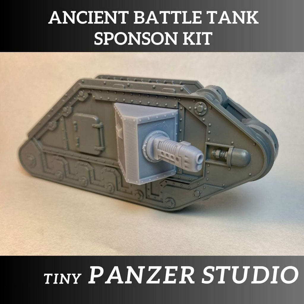 Sponson Kit for Ancient Battle Tank, ball-mount