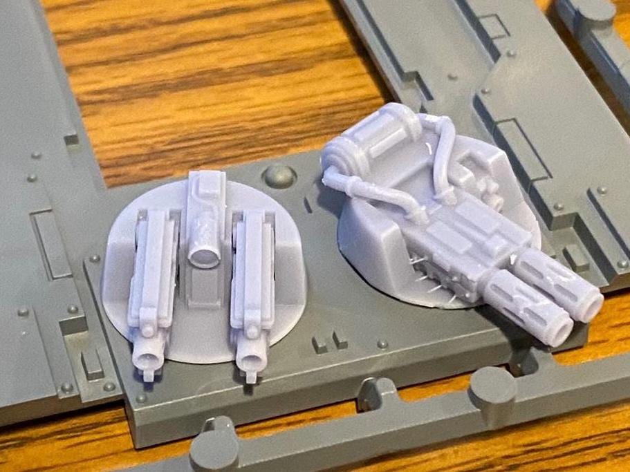 Turrets for Space Transport tanks