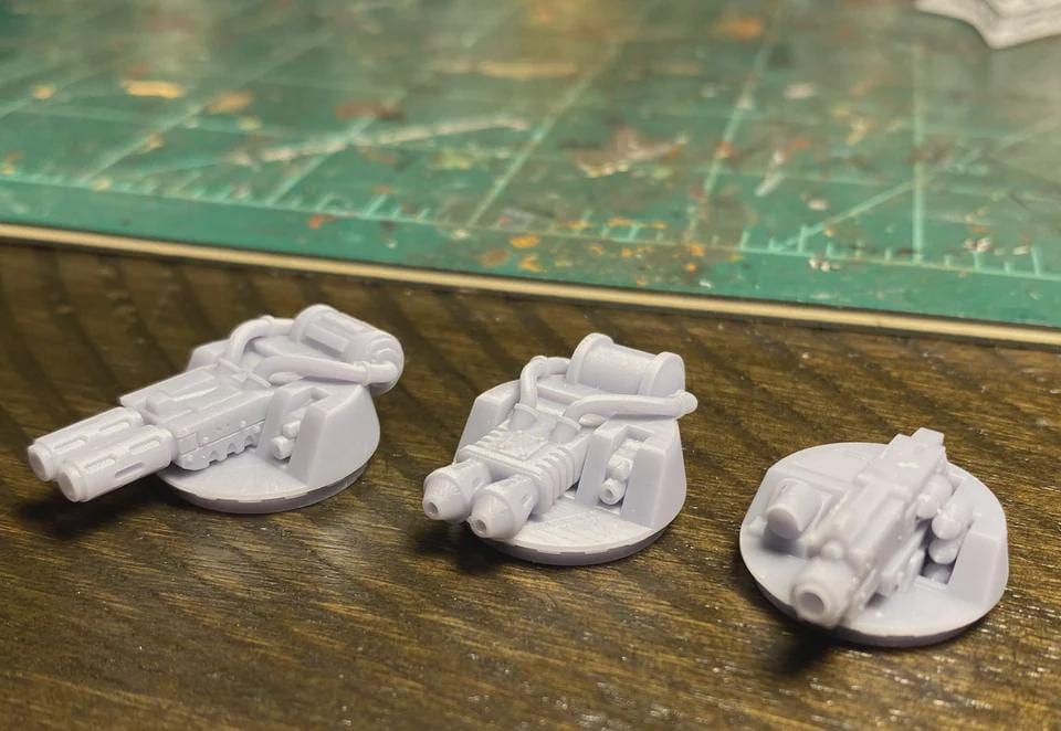 Turrets for Space Transport tanks