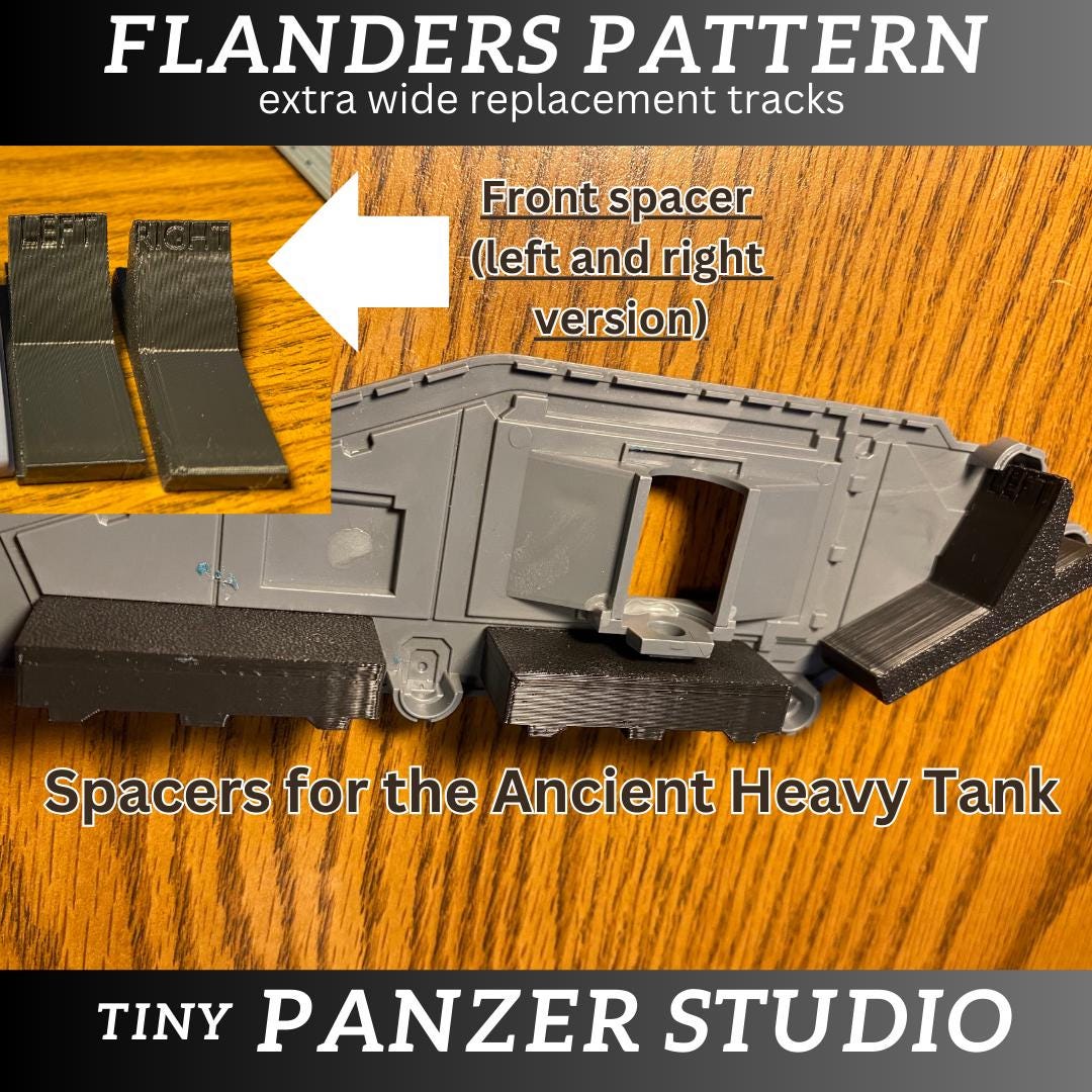 Standard Pattern tracks for Human Tanks
