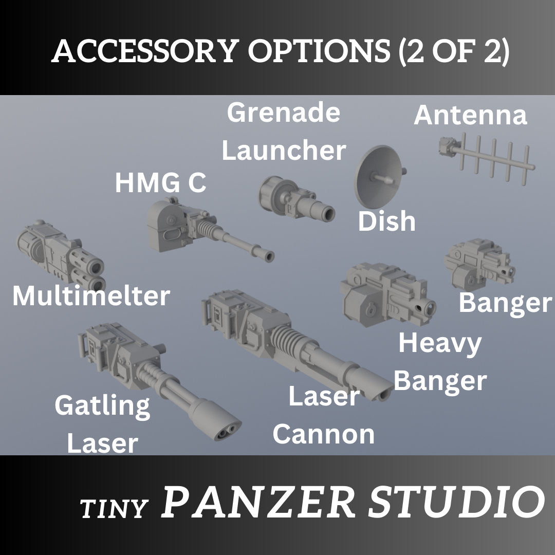 Grimdark Remote Operated Weapon System (GROWS) for scifi vehicles
