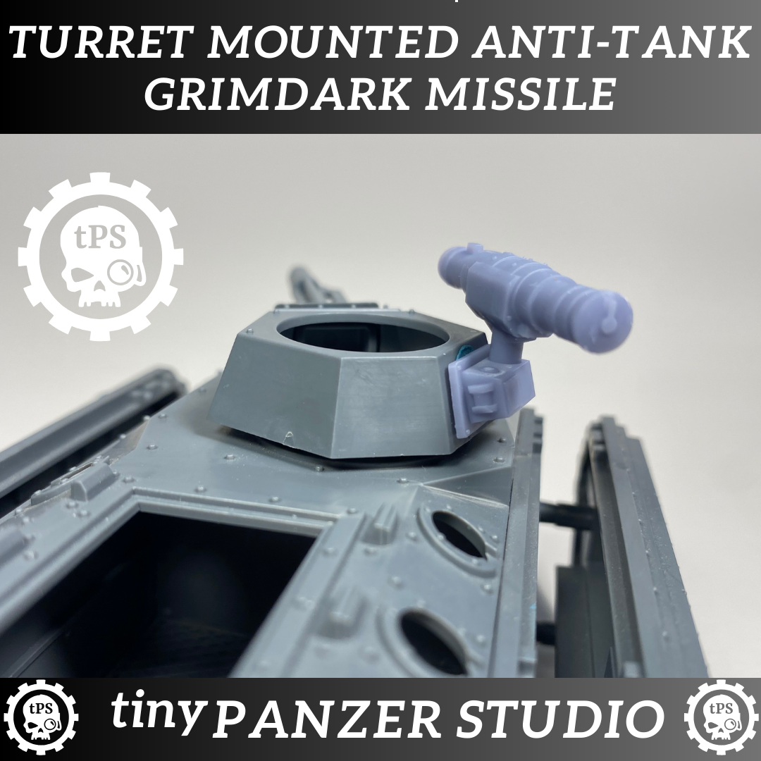 Anti-tank Grimdark Missle (ATGM) for Transport Turrets