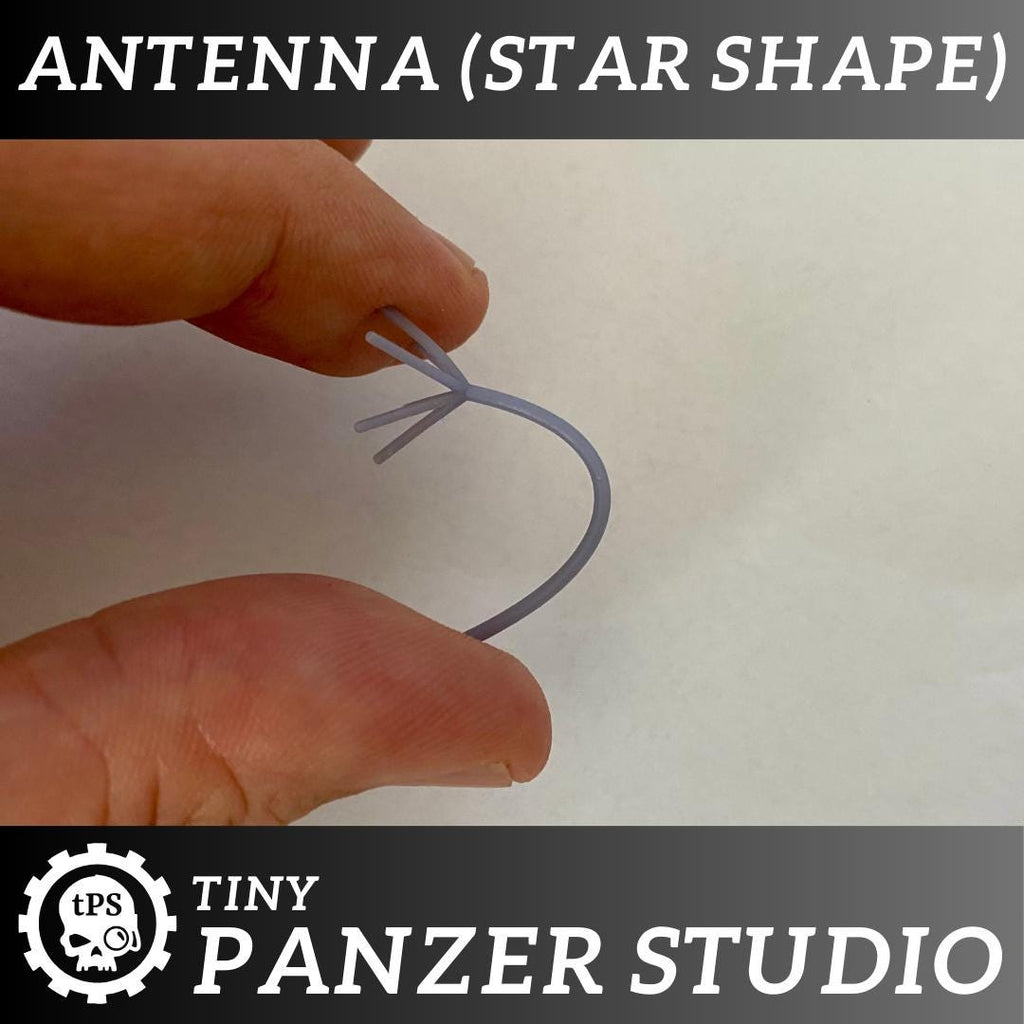 Antennas and mounts (set of 3) for tanks