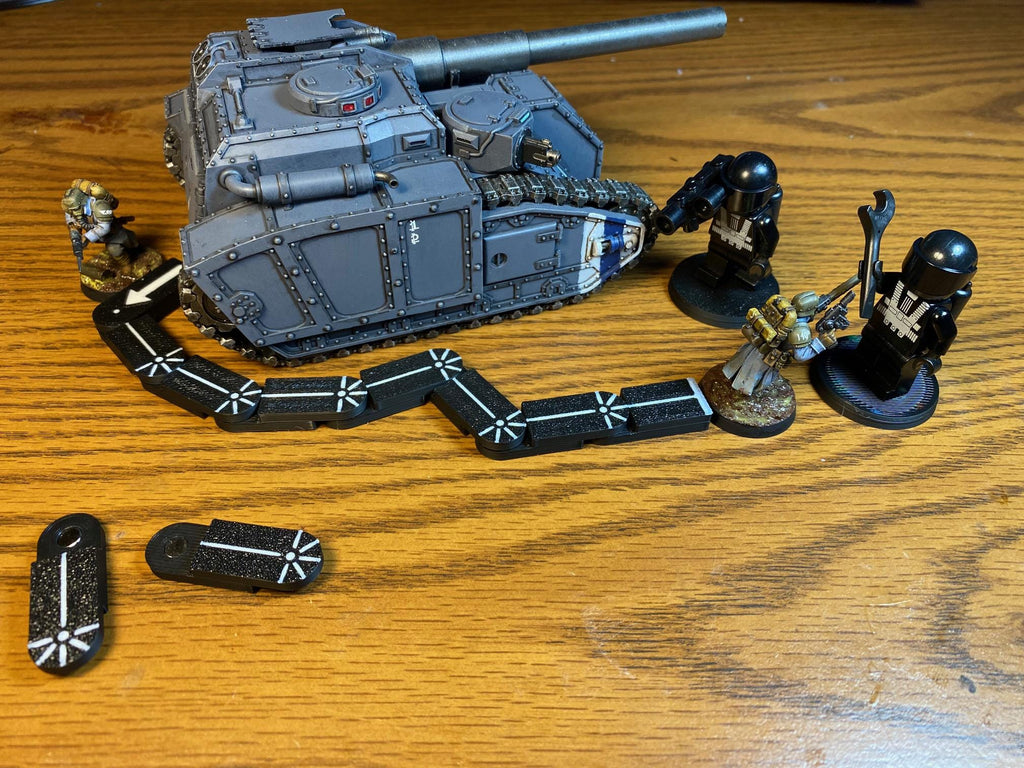 Flexible Magnetic Chain Ruler Set for Wargaming