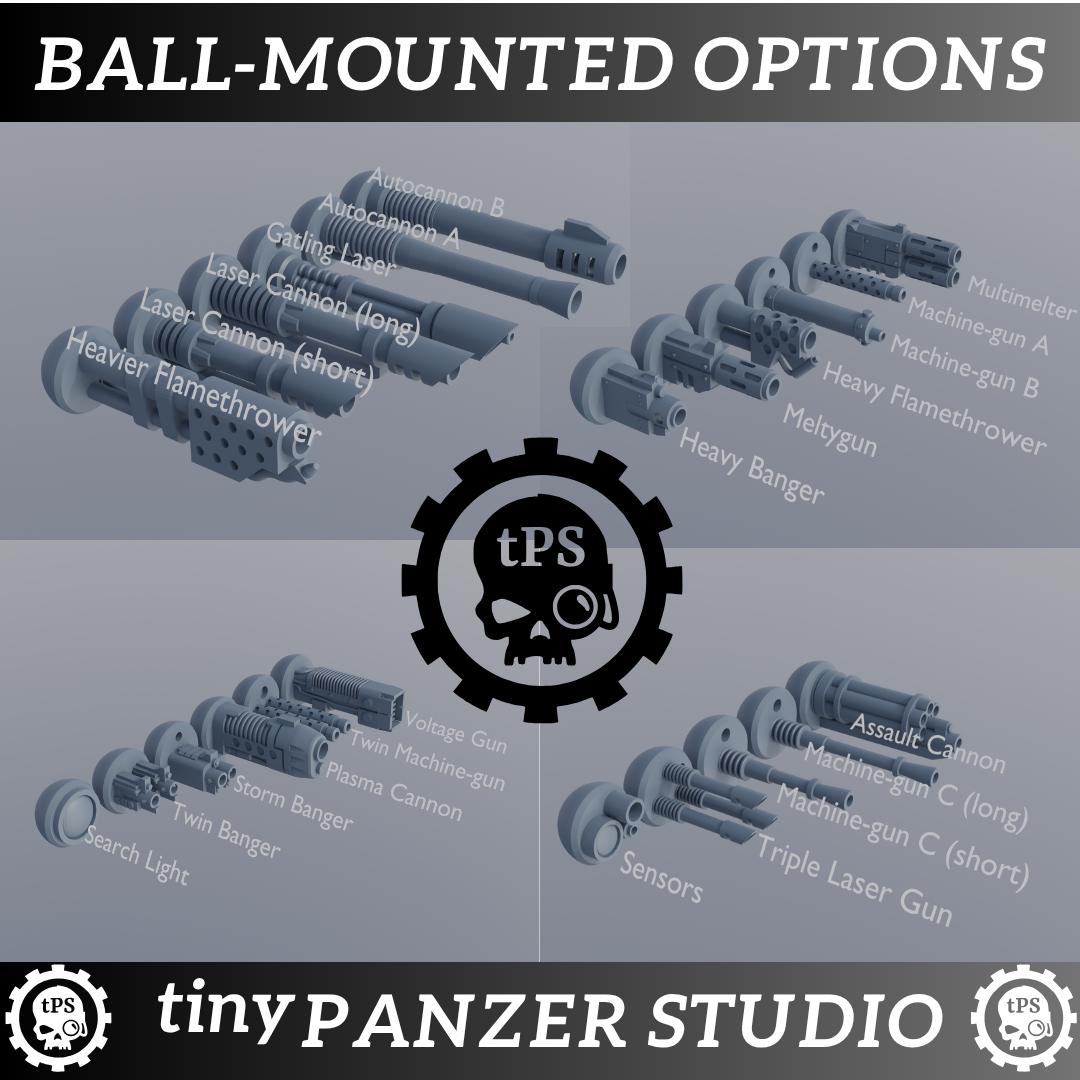 Ball Mount Extra Weapons