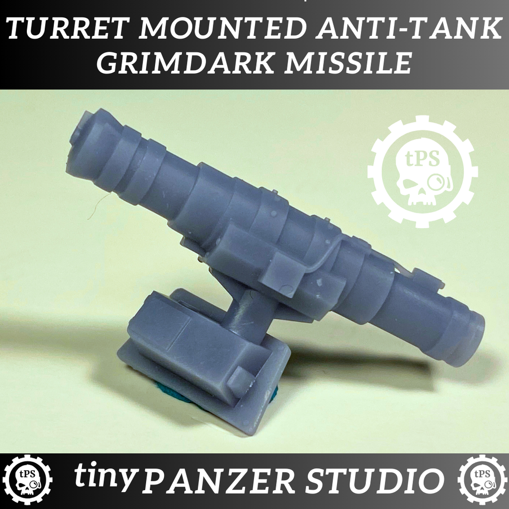 Anti-tank Grimdark Missle (ATGM) for Transport Turrets