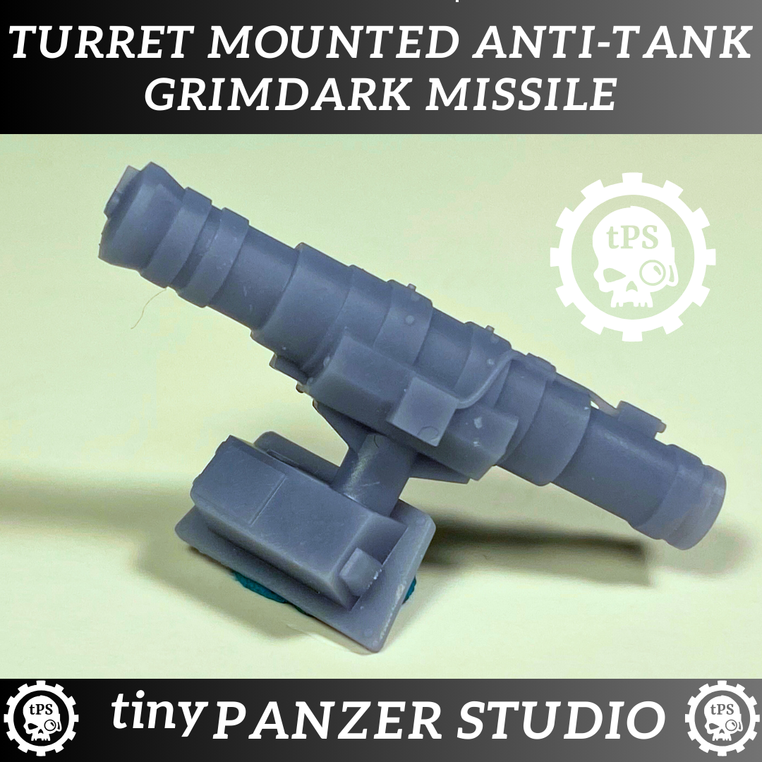 Anti-tank Grimdark Missle (ATGM) for Transport Turrets