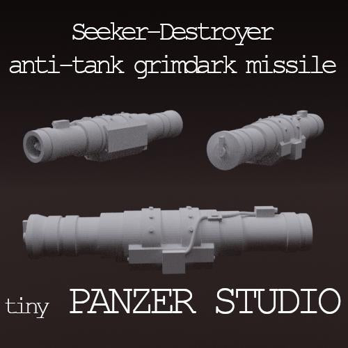 Seeker-Destroyer Anti-tank Grimdark Missile (ATGM)