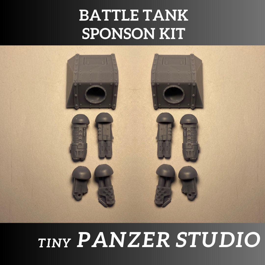 Sponson Kit for Modern Imperial Battle Tank, ball-mount
