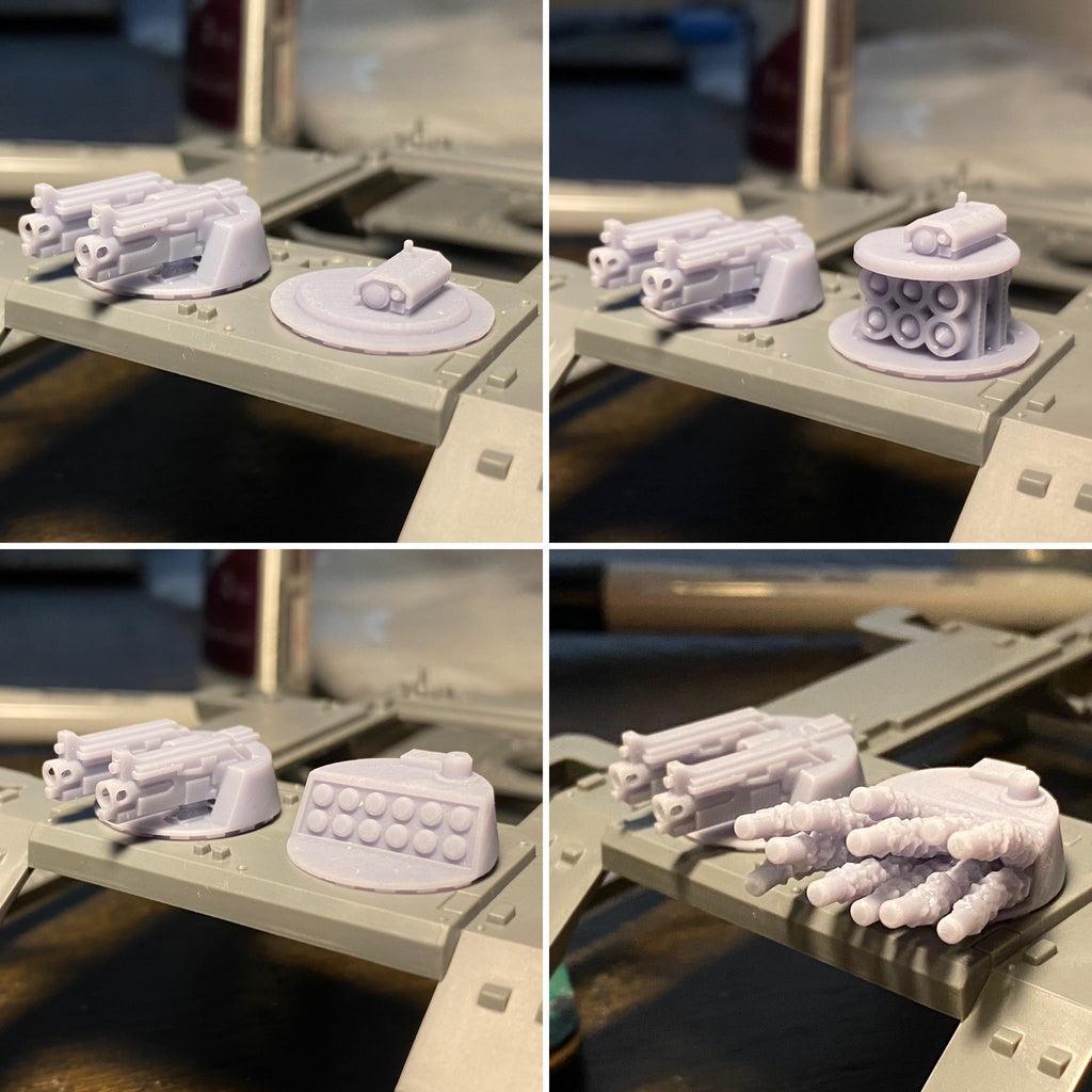 Turrets for Space Transport tanks