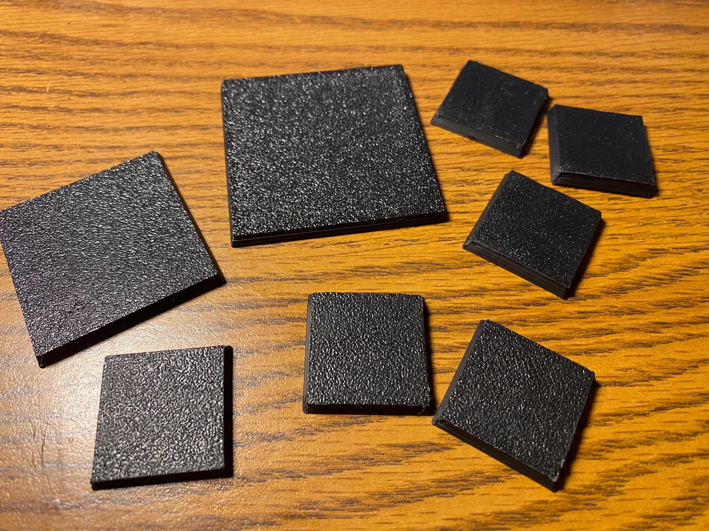 Square Bases for miniatures wargaming magnet-ready