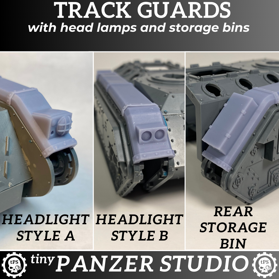 Imperial Tank Track Guards with headlights