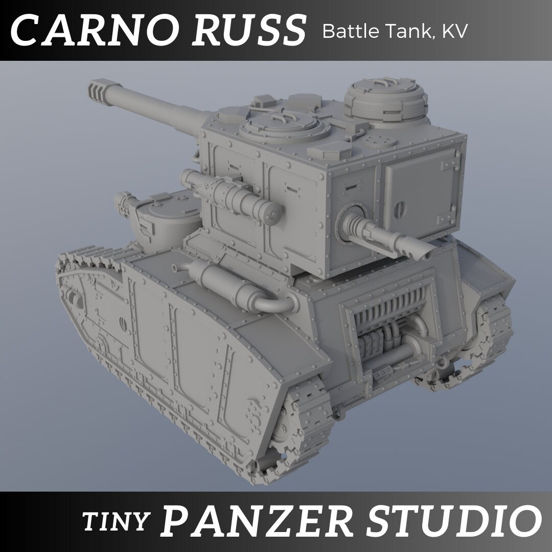 Carnoruss Battle Tank, KV2 turret