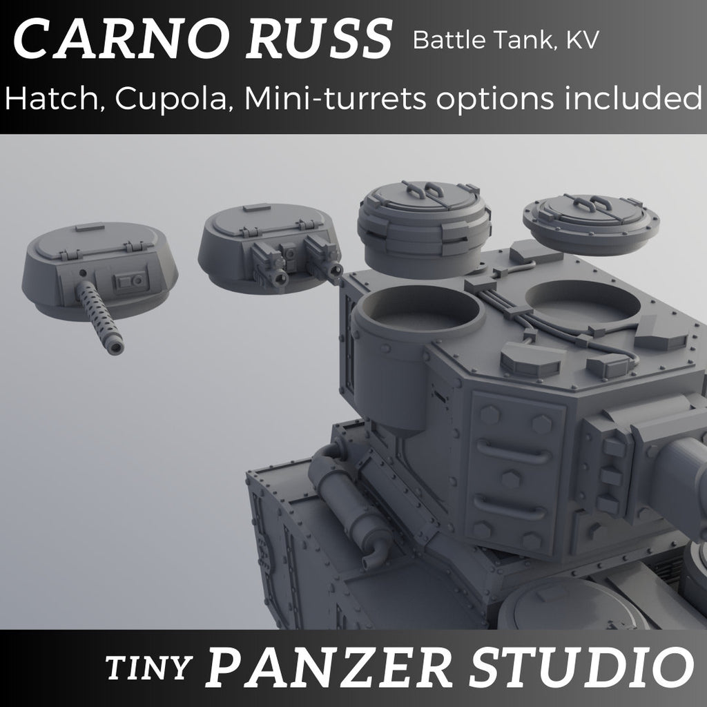 Carnoruss Battle Tank, KV2 turret