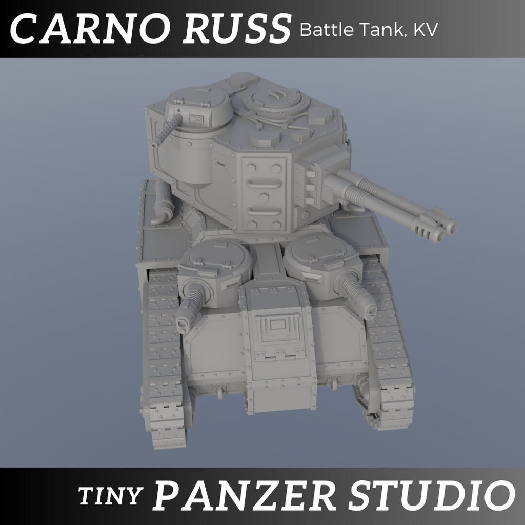 Carnoruss Battle Tank, KV2 turret
