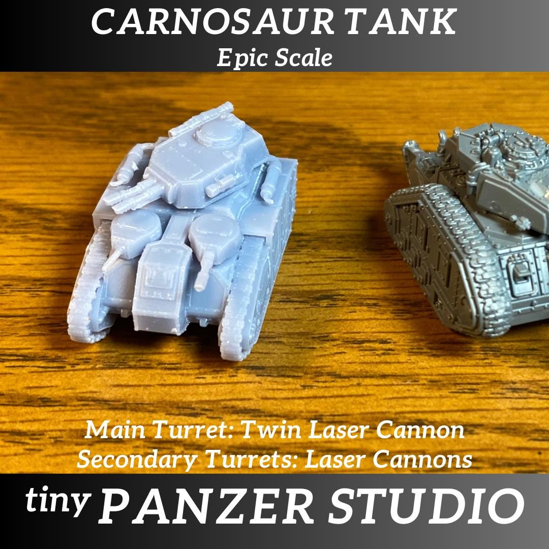2x Carnosaur Battle Tank (epic scale/8mm)