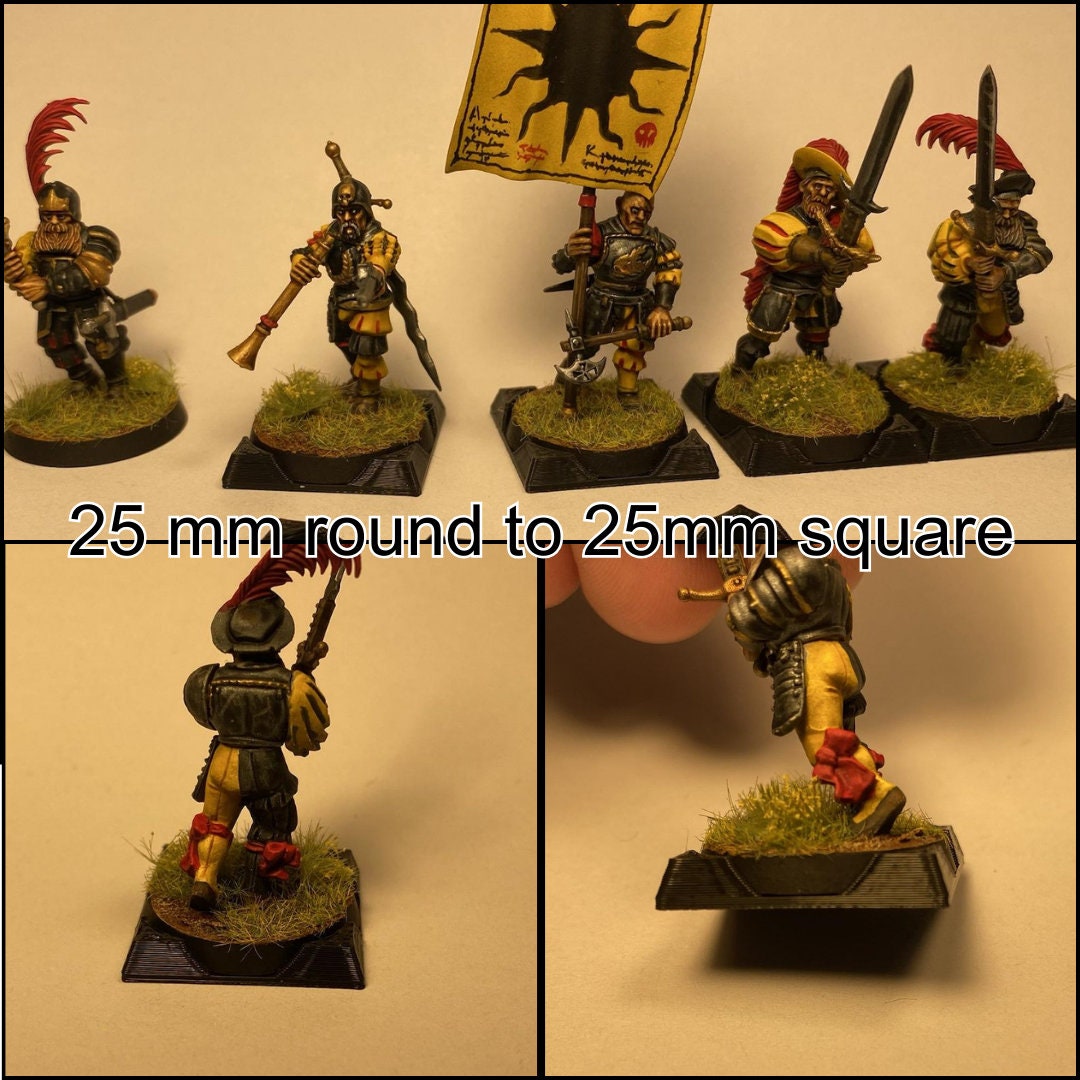 Round and square base adapters