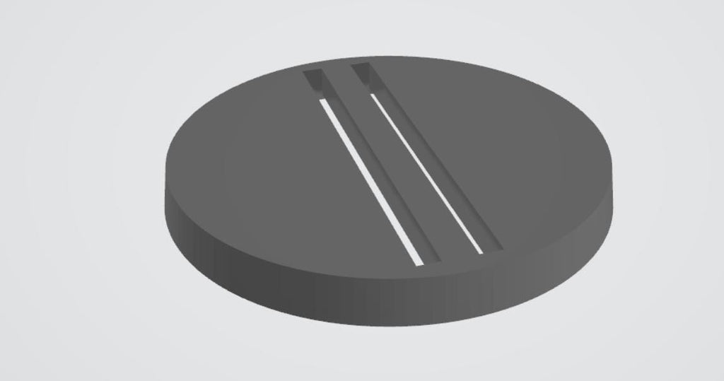 Slotted Round Bases with multiple magnet slots