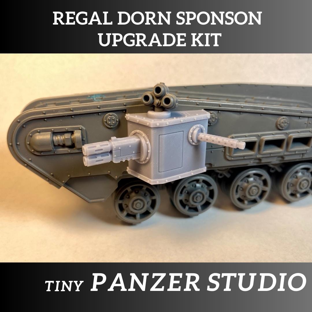 Sponson Kit for sci-fi Heavy Tank
