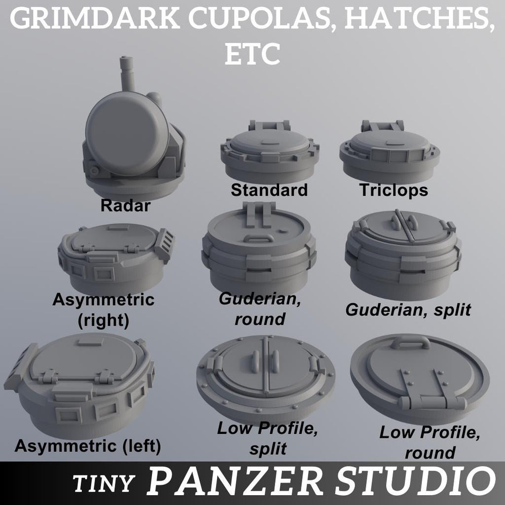 Tank cupola hatches