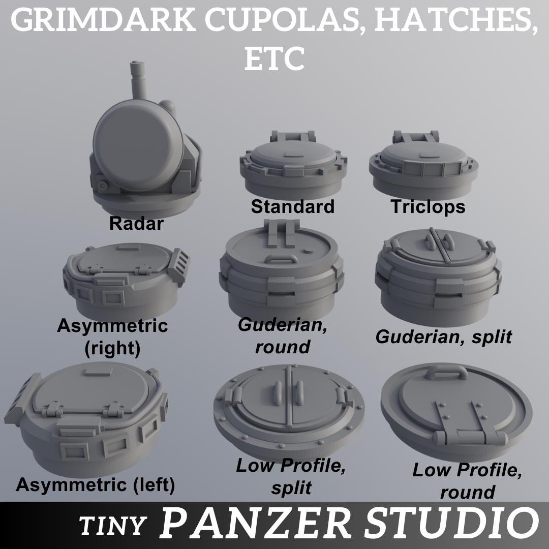 Tank cupola hatches