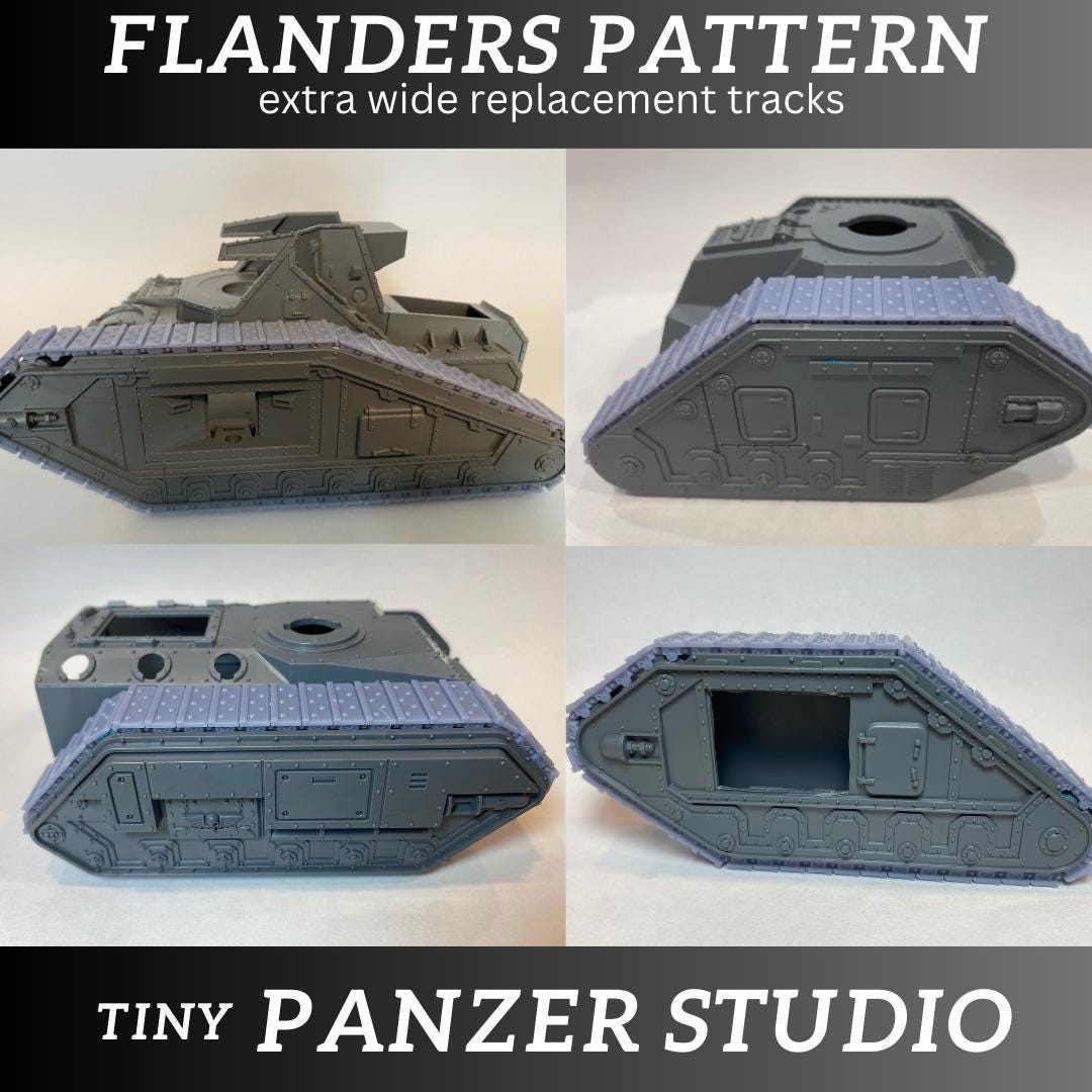 Flanders Pattern Tracks for Human Tanks